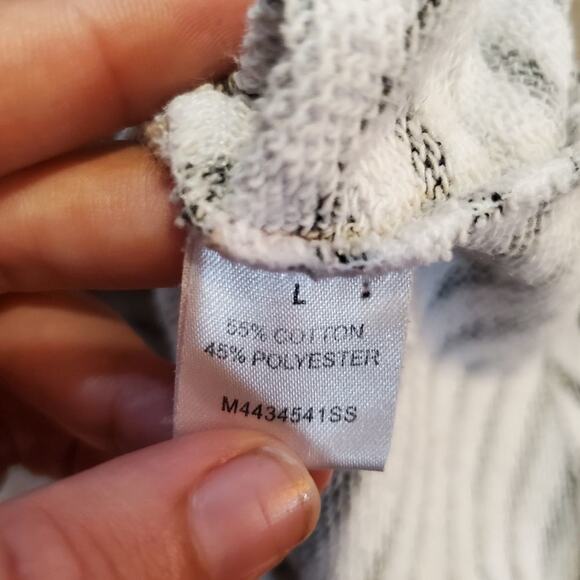Unknown brand large 3/4 sleeve striped sweater - Picture 5 of 8